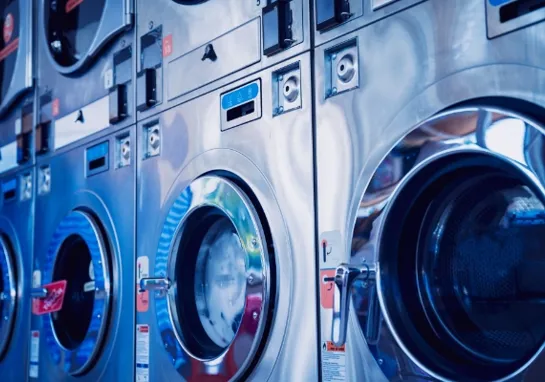 Washers Stacked Blue Toned 600X400