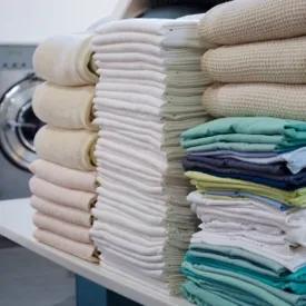 Medical Laundry Stacked Linens 300X300
